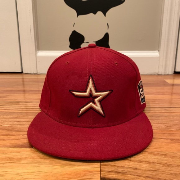 maroon astros hat